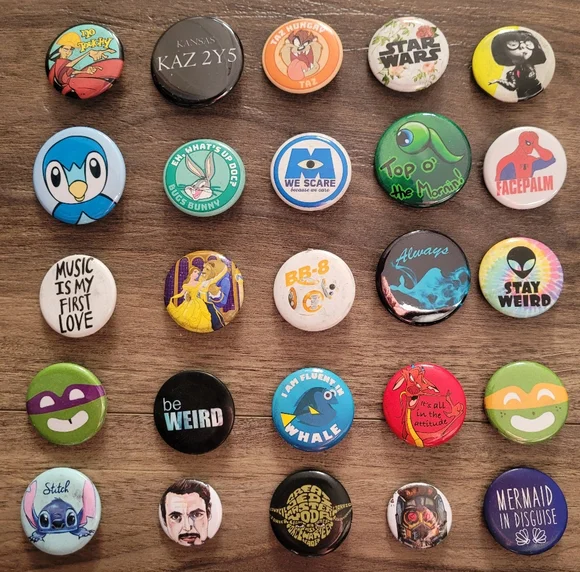 *Pick 10* Colorful Assorted Pin Collection - Picture 1 of 1